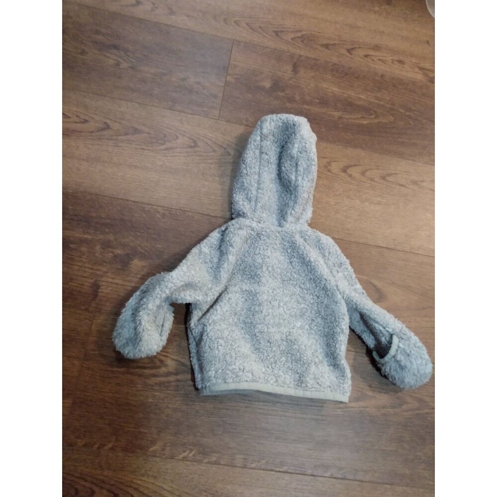 The North Face Full Zip Fleece Bear Hoodie Jacket Baby 0 - 3 Months - Picture 2 of 5